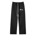 Unisex 'Charcoal Black' Straight Fleece Pants