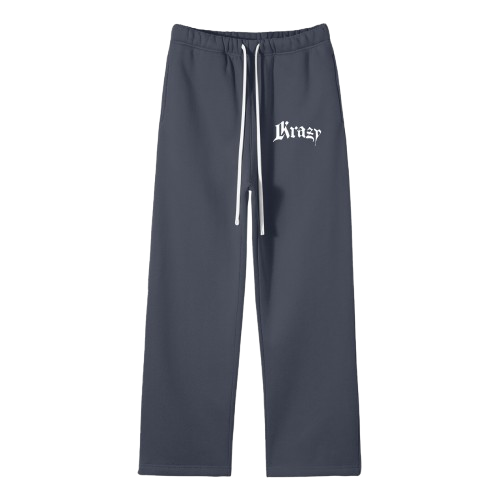 Unisex 'Navy' Straight Leg Fleece Pants