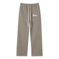 Unisex 'Koffee Brown' Straight Fleece Pants