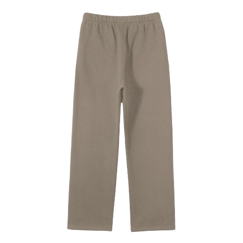 Unisex 'Koffee Brown' Straight Fleece Pants